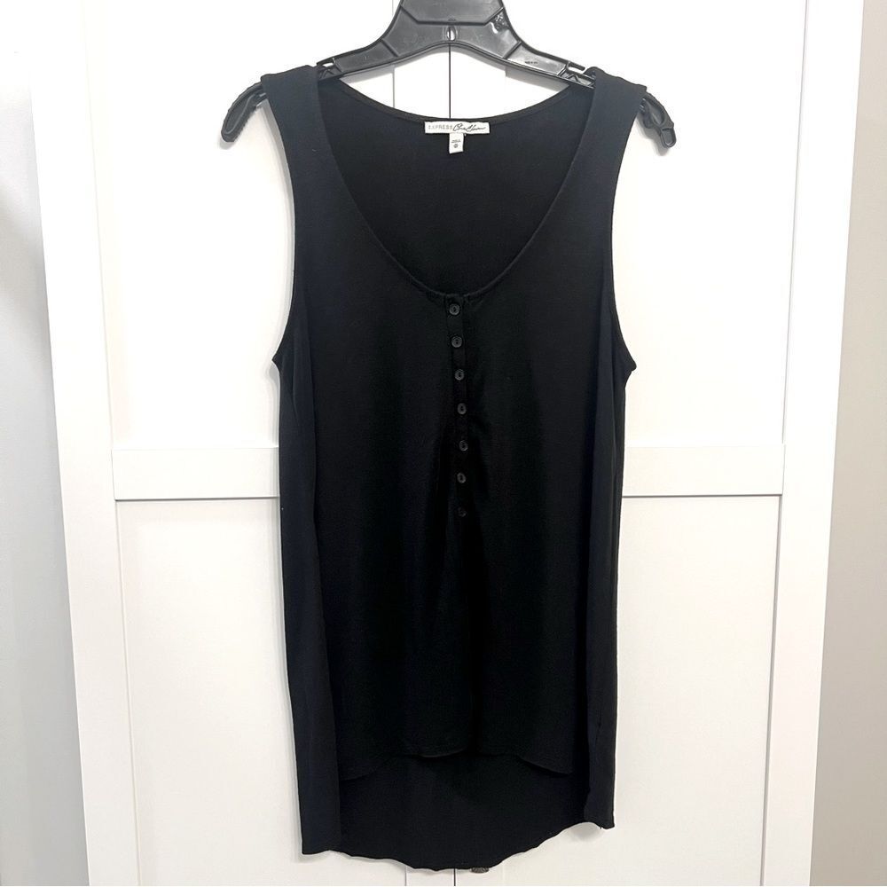 Express Black Knit Tank Top